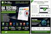do website QA, automation, security, and penetration testing