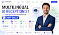 create multilingual ai receptionist with CRM integration and appointment booking