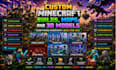 create custom minecraft builds, minecraft maps, in 3d for you