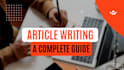 do write article in english