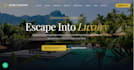 create a modern hotel and resort website