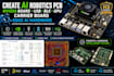 create ai robotics pcb, nvidia board usb ble GPU carrier board, edge ai hardware