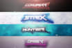 design a custom youtube banner and twitter header