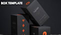 create luxury rigid box dieline, structural packaging and box template