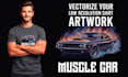 vectorize your low resolution artwork for screen printing