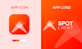 design modern app icon logo