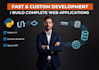 build a responsive full stack dynamic website with custom admin panel