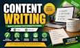 write professional tamil and english content