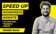 speed up wordpress website and fix core web vitals pagespeed score