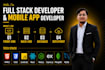 do full stack web development and mobile app creation