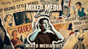 create a mixed media paper cutout video edit