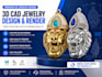 do custom engagement ring cad design