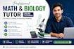 teach mathematics and biology online