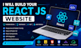 build a responsive react js website or web application