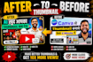 professional youtube thumbnail design
