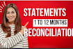 reconcile bank statement PDF to editable format