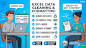 do excel data cleaning, excel projects