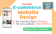 develop a fast loading ecommerce website online store