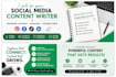 write engaging social media captions, ad copy and promotional scripts