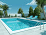 draw swimming pool site plan, 3d pool design, permit set