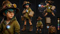 esign stylized 3d character models with rigging for games and animation