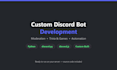 develop a custom discord bot for your server