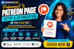 complete patreon page setup promotion and management optimization