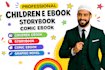 ghostwrite children ebook, comic ebook writing, graphic novel, worldbuilding