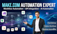 setup make com automation and fix make scenario,  make com
