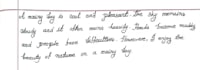 handwrite your text neatly