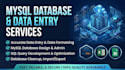 do mysql database and data entry support