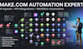 setup, make com automation make com made com fix make scenario and n8n