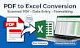 convert PDF to excel