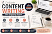 write blog posts and content writting