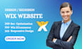 build wix website design wix website redesign wix website edit wix website