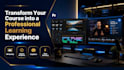 create online course video, elearning content, course content and training video