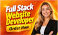 do full stack website development as full stack, front end web developer