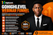 build gohighlevel webinar funnel, automation, registration and CRM setup