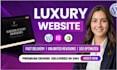 build luxury website design and website development