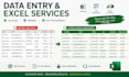 data entry and excel tasks