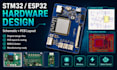 design stm32 esp32 pcb and embedded hardware schematic