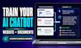 build a custom ai chatbot trained on your website documents and business, ai bot