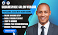 design squarespace salon spa website with online booking