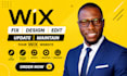 fix wix website issues design edit update and maintain your wix website redesign