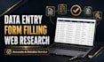 do professional data entry and form filling