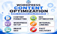 upload, format, and optimize SEO blog posts in wordpress