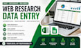 do accurate web research, data entry, copy paste and excel work