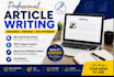 professional SEO blog posts and website content writing
