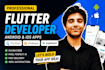 be your mobile app developer, flutter app developer, android ios app developer