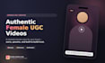 create female ugc videos